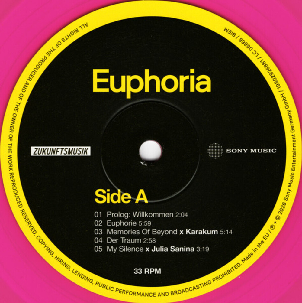 Schiller / Euphoria (Limited Edition)(Coloured Vinyl)(2LP)