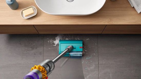 Беспроводной вертикальный пылесос Dyson V15s Detect Submarine (SV47) (Yellow/Nickel)