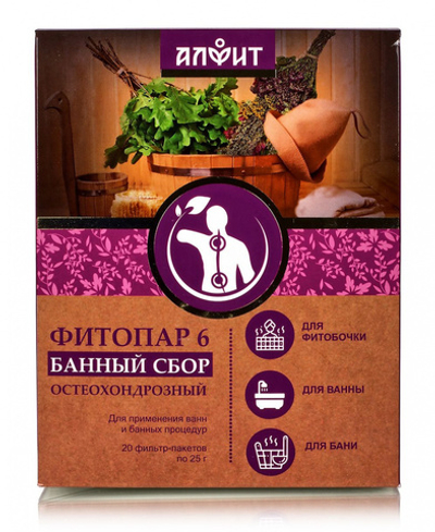 АЛФИТ сбор банный ФИТОПАР-6 Остеохондрозный