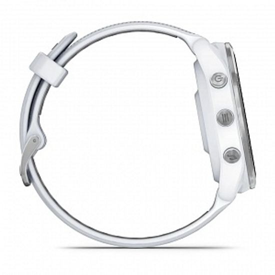 Умные часы FORERUNNER 965 белые, титановый безель, с белым ремешком