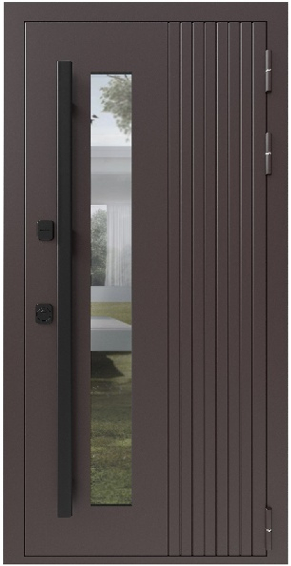 Дверь входная Аляска стеклопакет THERMO