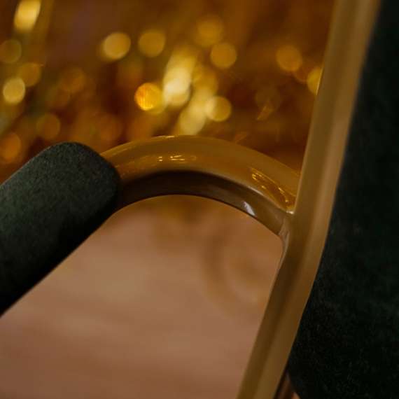 Стул Хит 25мм с подлокотниками, орех, шеннил Palmira