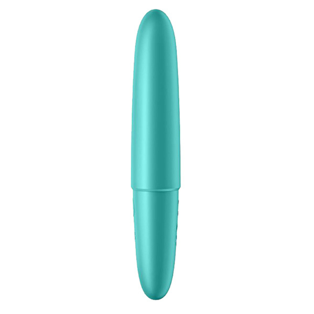 Бирюзовый мини-вибратор 13см Satisfyer Ultra Power Bullet 6