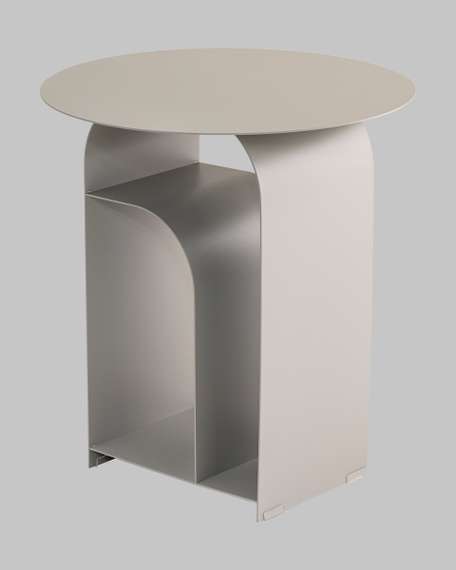 Журнальный столик Arwel металл темно-серый