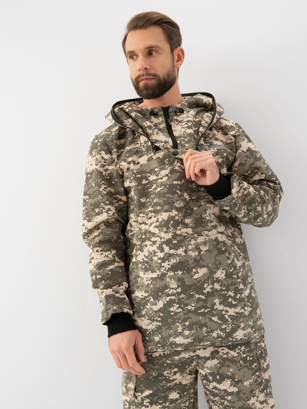 Костюм летний Антигнус-Эконом ткань Смесовая Рип-Стоп цвет 128/2 (светлый пиксель)