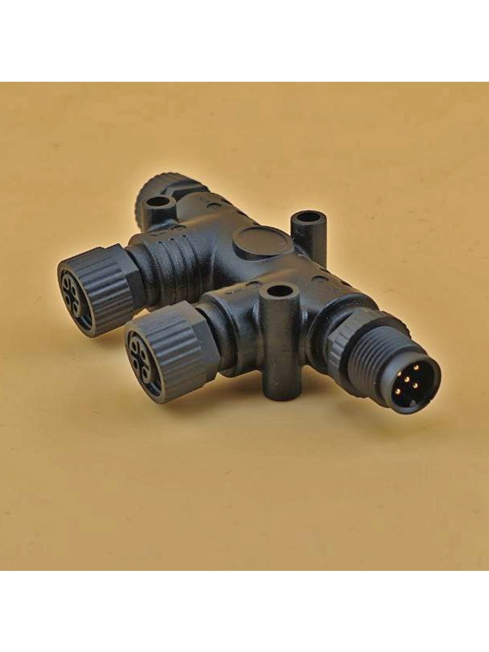 NMEA 2000 M12 5pin коннектор 4 порта