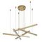 Подвесной светодиодный светильник Indigo Paralleli 14017/5P Gold V000087L