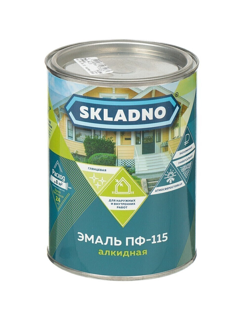 Эмаль Skladno ПФ-115, слоновая кость, 0,8 кг