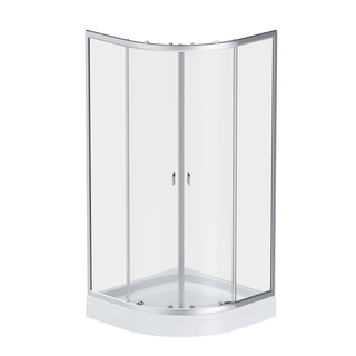 Душевой уголок AM.PM X-Joy W88E-205-090MT64 Стекла прозрачные, профиль матовый хром, Поддон белая