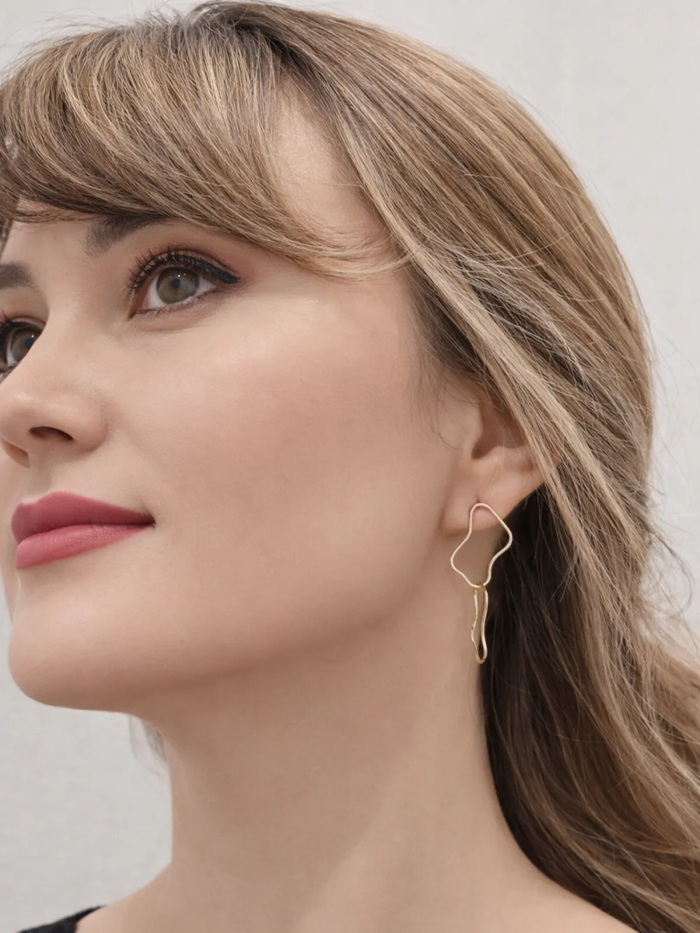 Серьги Guli·Guli «Волнистые линии» Gold 14K
