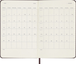 Еженедельник Moleskine Classic WKNT Pocket 90x140мм 144стр линейка бордовый (DHF1012WN2Y24)