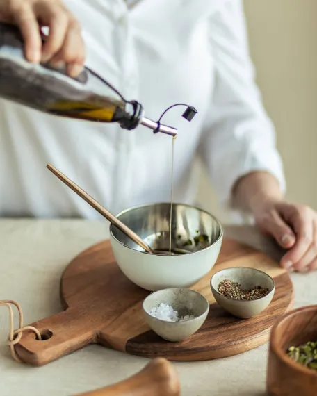 Круглая сервировочная доска Salma