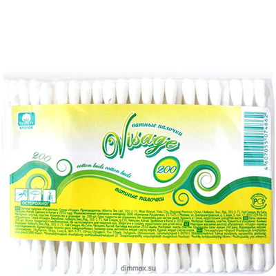 Ватные палочки 200шт Zip пакет(70)