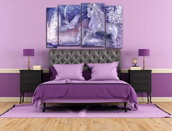 Модульная картина "Единорог"