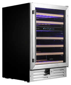 Винный шкаф Temptech Premium WPQ60DCS нерж. сталь
