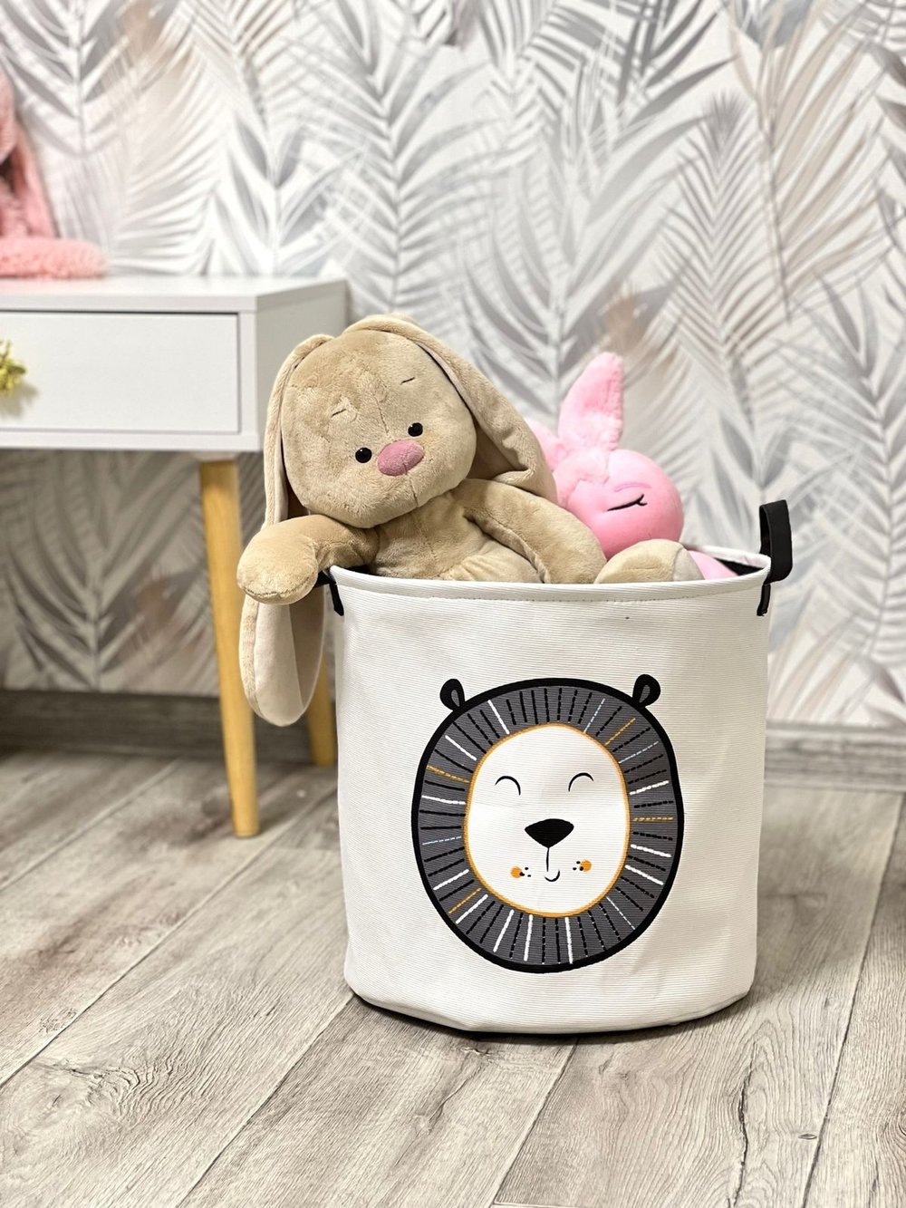 Корзина для белья текстильная (Ёжик)