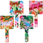 Зеркало косметическое «ИМАНИ - ТРОПИКИ», микс 4 дизайна, 23,4*12см (PVC подвес)