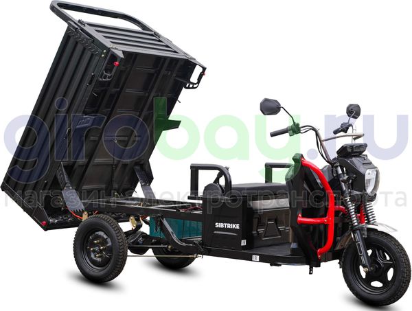Грузовой электрический трицикл WHITE SIBERIA SIBTRIKE CARGO 1500W (60V/36Ah) - версия 2025 года фото №3