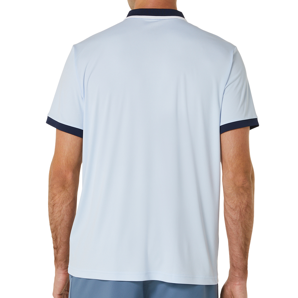 Теннисное поло Asics Court Polo Shirt - soft sky/midnight