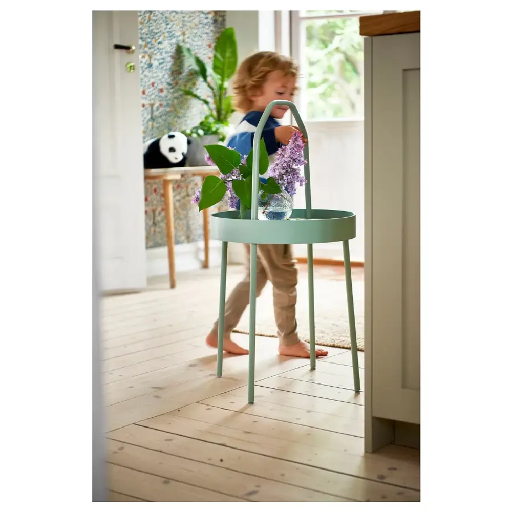 Столик придиванный - IKEA BURVIK/БУРВИК ИКЕА, 45х78х38 см, зеленый