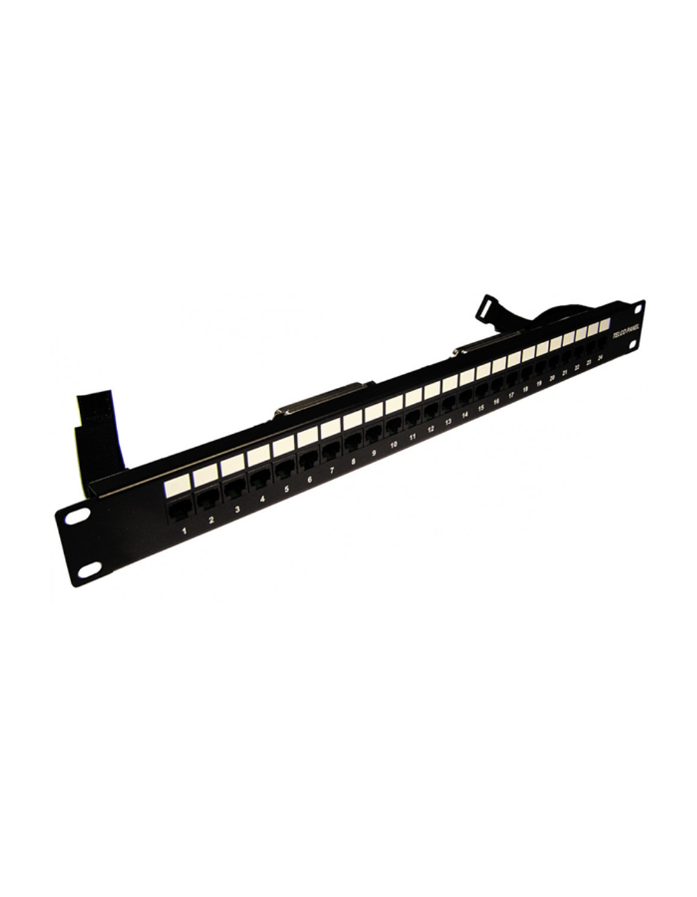 Патч-панель Патч-панель TELCO, 19", 1U, 24 порта RJ-45, контакты 12, 36