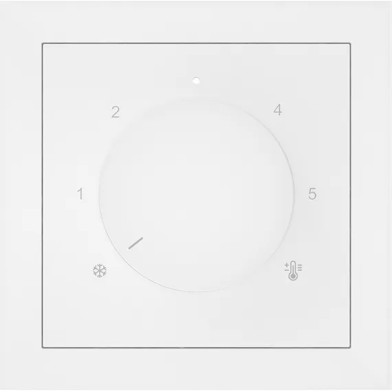 Donel S08 матовый белый накладка для регулятора тёплого пола DB23100, серия DB, серия DB