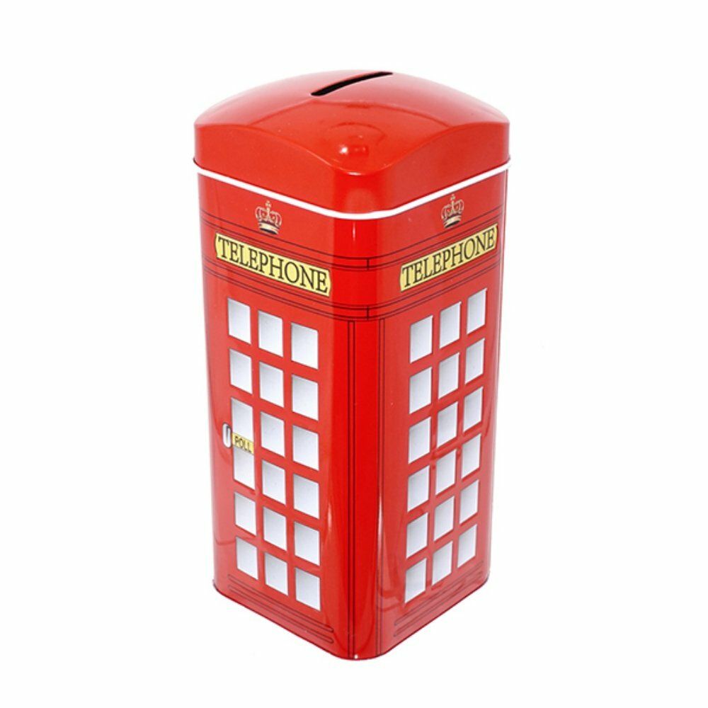 GAEM Копилка "Телефонная будка", L7 W7 H16 см, 2в.
