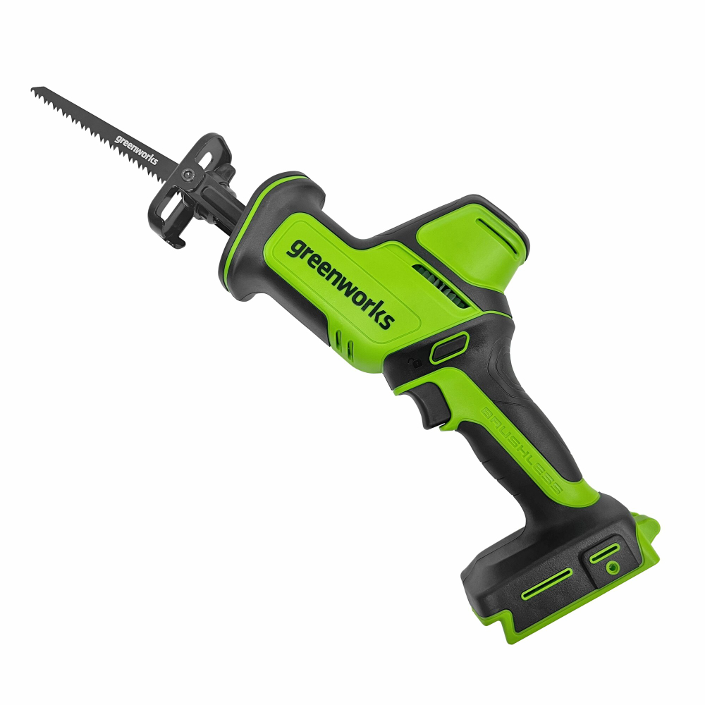 Пила сабельная аккумуляторная GREENWORKS GPT-CRS-25 24V, бесщеточная, без АКБ и ЗУ (1200507)