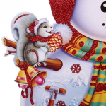 Плакат «Снеговичок» 42*31 см