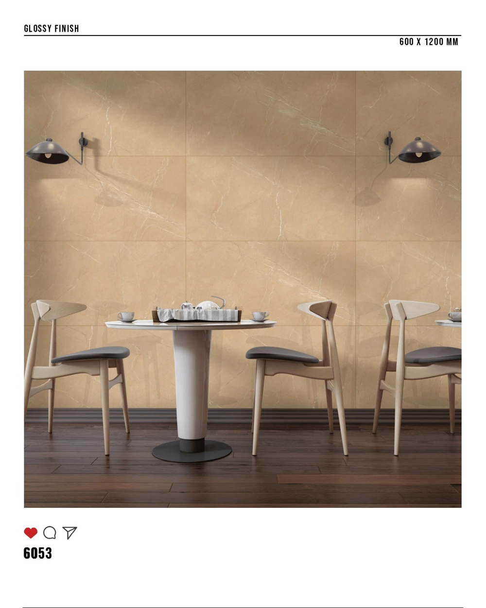 Керамогранит glossy №1 60х120, 6053