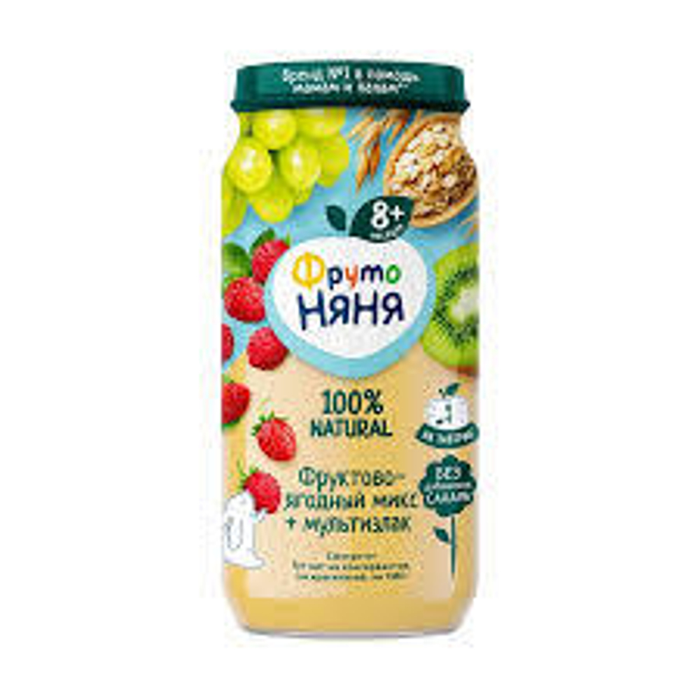 Пюре Фруто Няня 250г Фруктово-ягодный микс