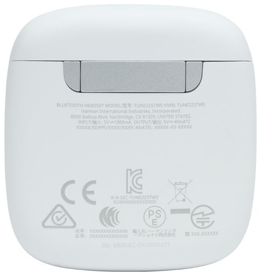 Беспроводные наушники JBL Tune 225 TWS, white