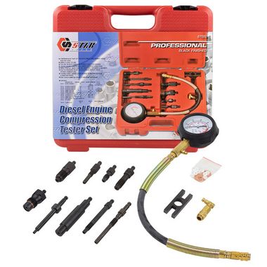AT04334, Компрессометр дизельных двигателей легковых автомобилей, набор, Тайвань Stab AT04334
