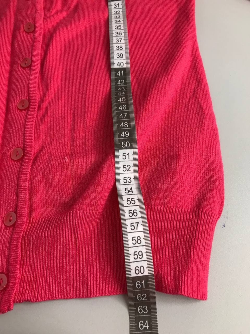 Кардиган Oodji ягодного цвета 44 размер, новый