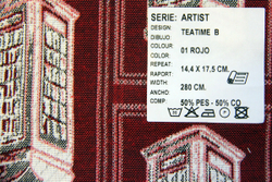 Жаккард Artist Teatime B 01 Red ( Артист Тиатайм Рэд)