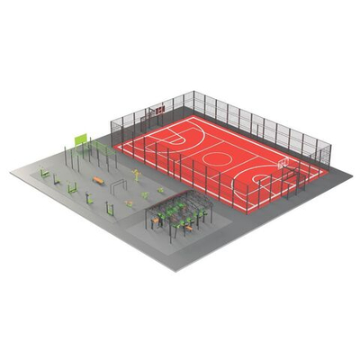 S-1019 Спортивная площадка 900 кв.м ZAVODSPORTA