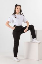 Брюки для девочки Скул-1 Виотекс ЧЁРНЫЙ