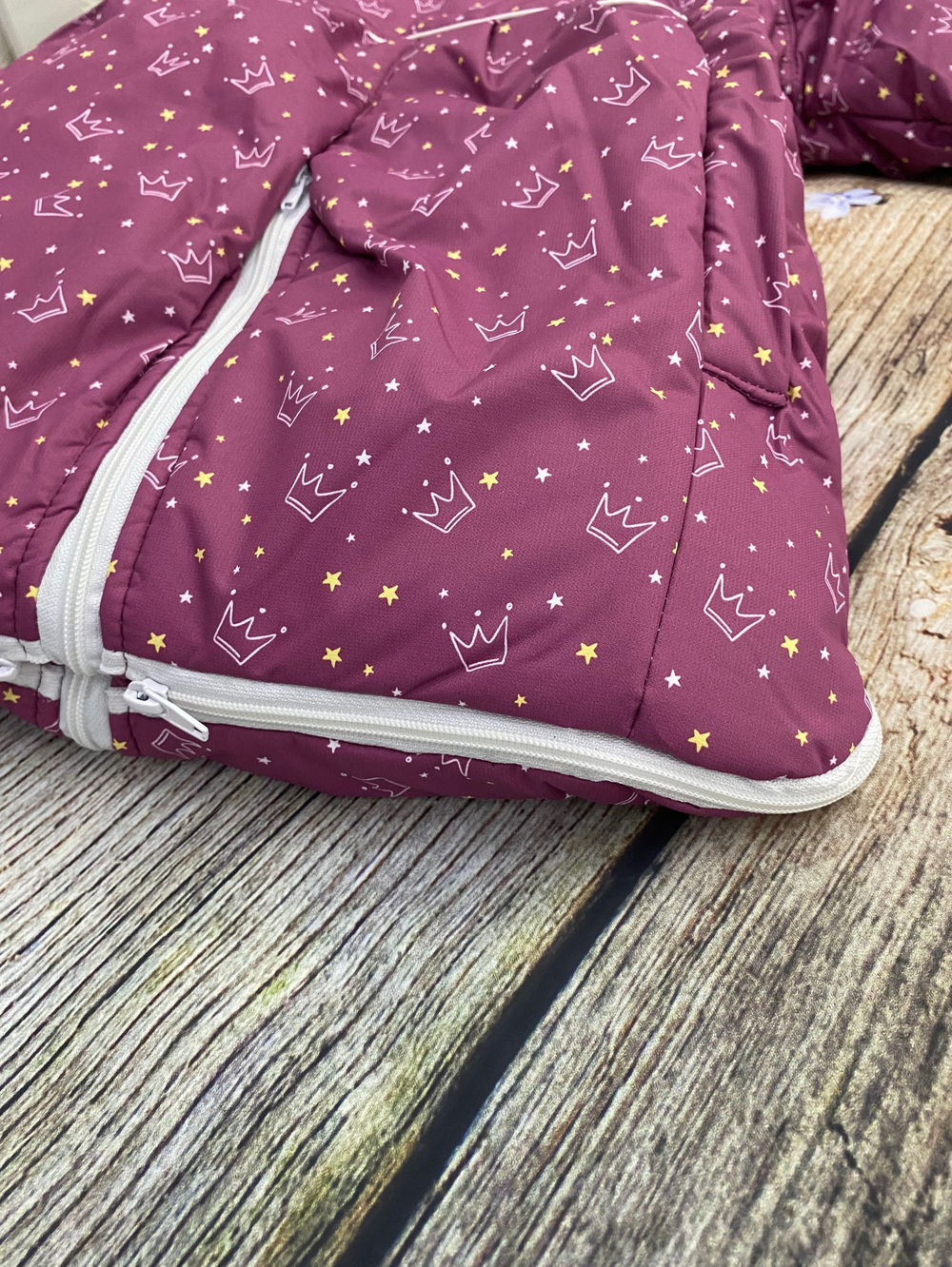 Комбинезон-трасформер детский 2в1 "Принц" , модель: 72-18 (Цвет: Т. брусника, Размер: 80)