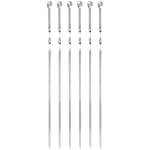 Набор шампуров 6 шт, длина 60 см, ширина 10 мм