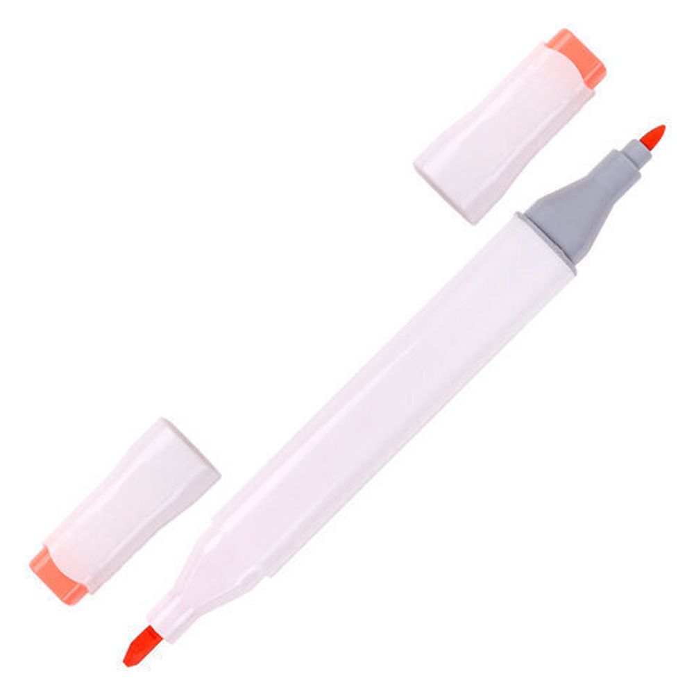 Маркеры для скетчинга двусторонние BRAUBERG ART DEBUT "WHITE", НАБОР 12 шт., телесные цвета, 152137