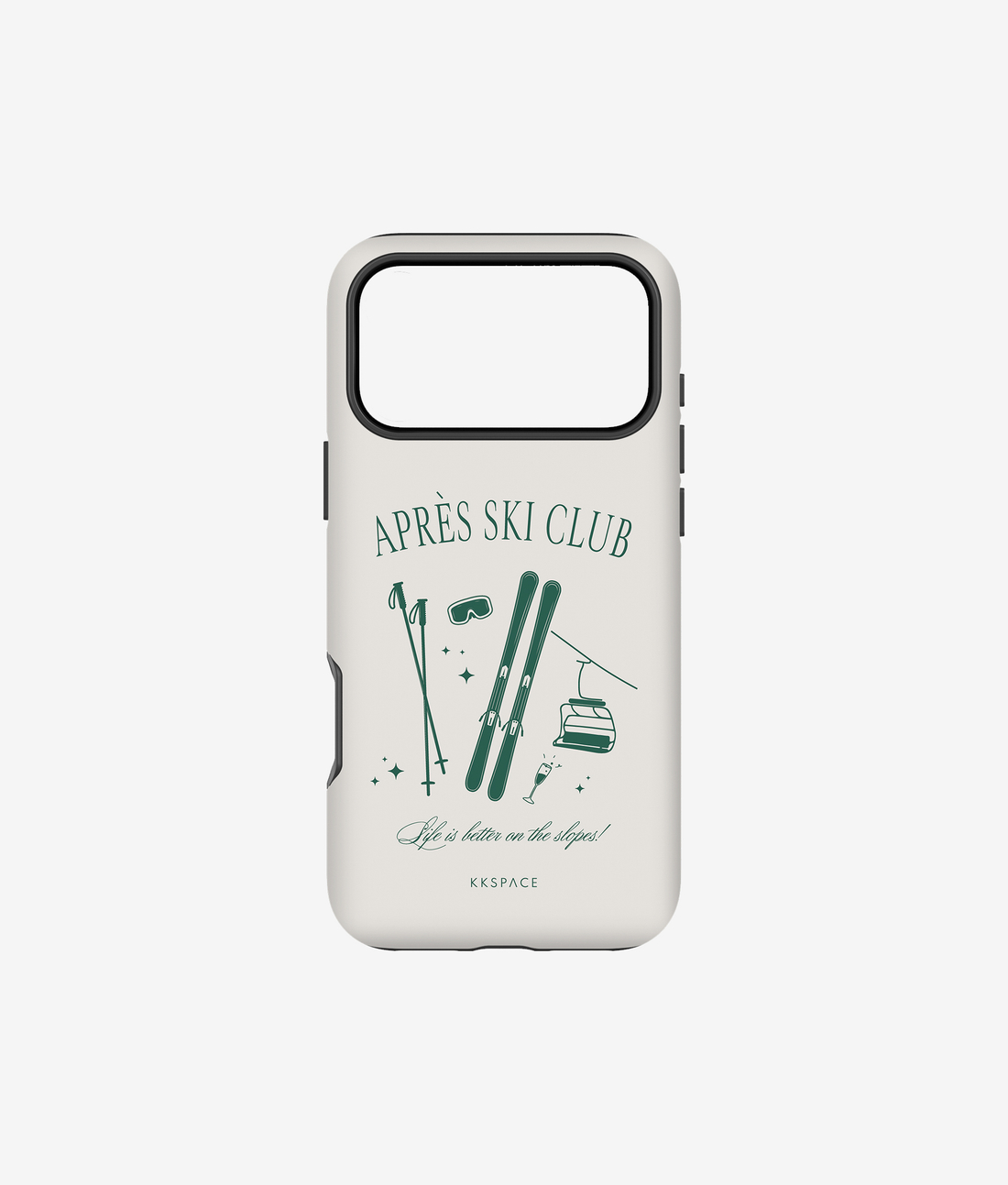 Чехол SKI CLUB (зеленый) для iPhone