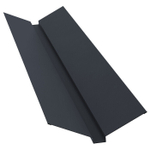 Ендова верхняя Grand Line Satin Ral 7024 115х30х115 мм резка