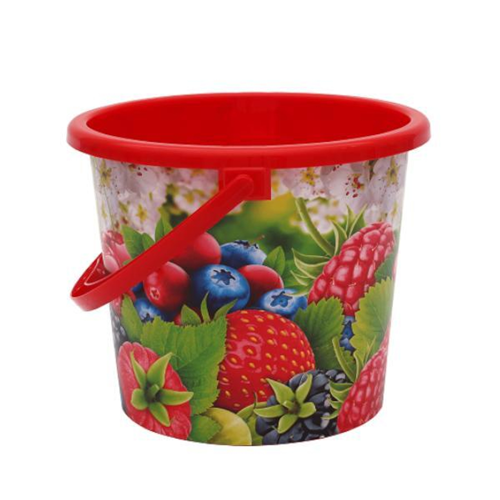 Ведро пластиковое 5л. "Ягоды"