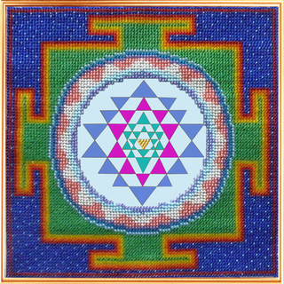 "Шри Янтра"-089ОБ вышивка
