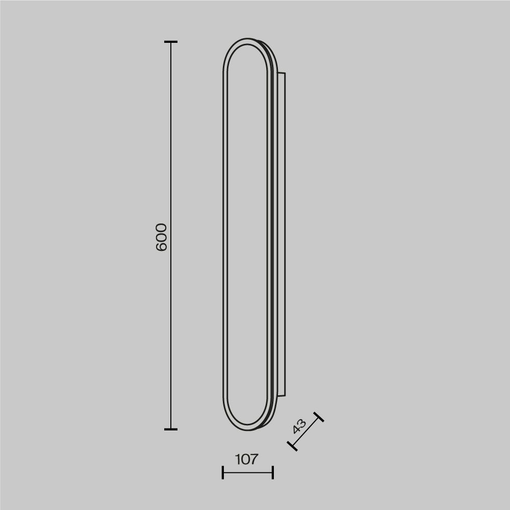 Светильник настенный светодиодный Maytoni Perlamour MOD429WL-L30BSK