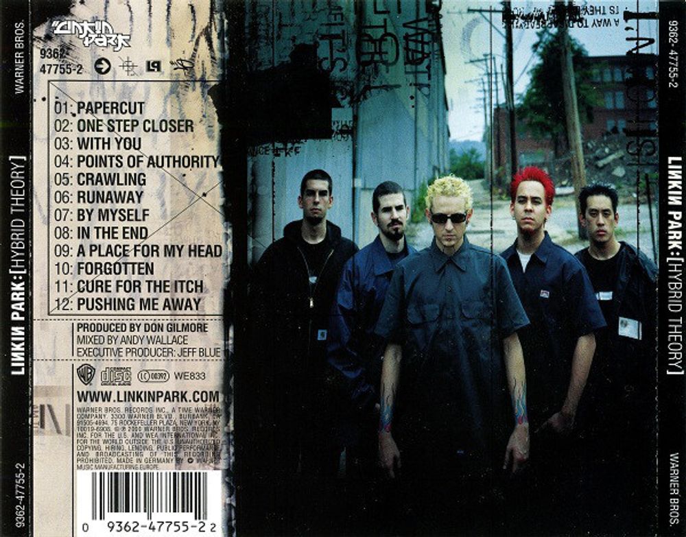 LINKIN PARK - HYBRID THEORY (CD) Линкин Парк