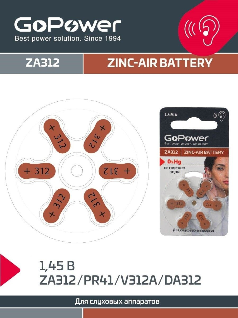 GoPower ZA312 BL6