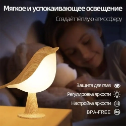 Ночный светильник Соловей с регулируемой яркостью