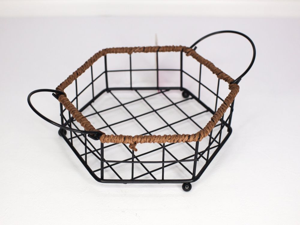 Корзинка универсальная Доляна, (Черная), 17,5×20×7,5 см