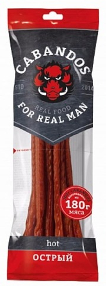 Колбаски "Кабандос острый" 85г. Серволюкс Агро